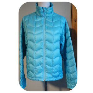 MARMOT Full-Zip Light Quilted Puffer Jacket Women's LARGE, 90% goose down
